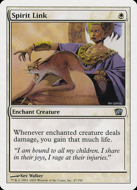 MTG Card Title: Spirit Link 8ED/47