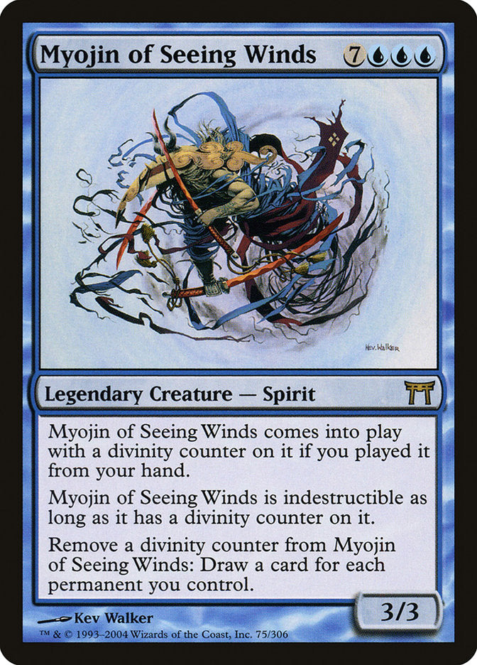 MTG Card Title: Myojin of Seeing Winds CHK/75