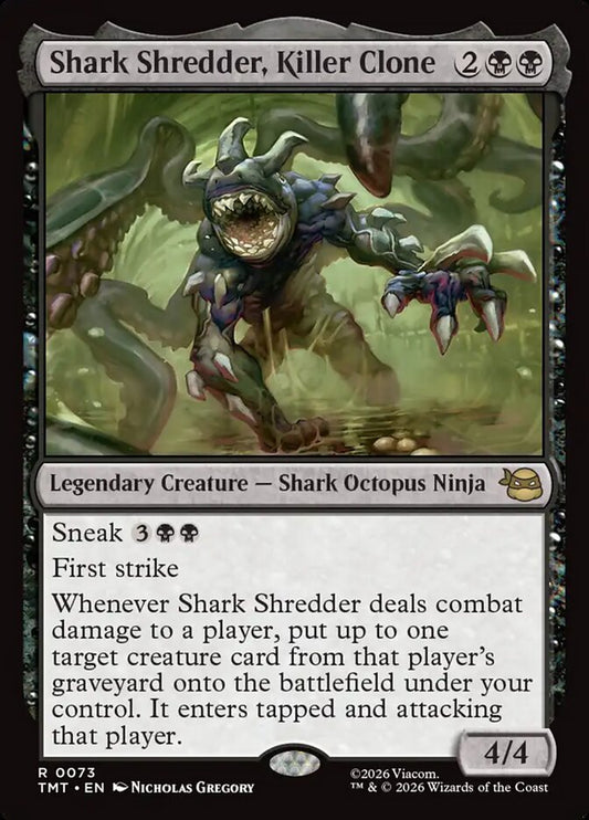 MTG Card Title: Shark Shredder, Killer Clone TMT/73