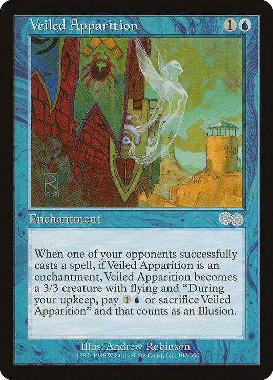 MTG Card Title: Veiled Apparition USG/107