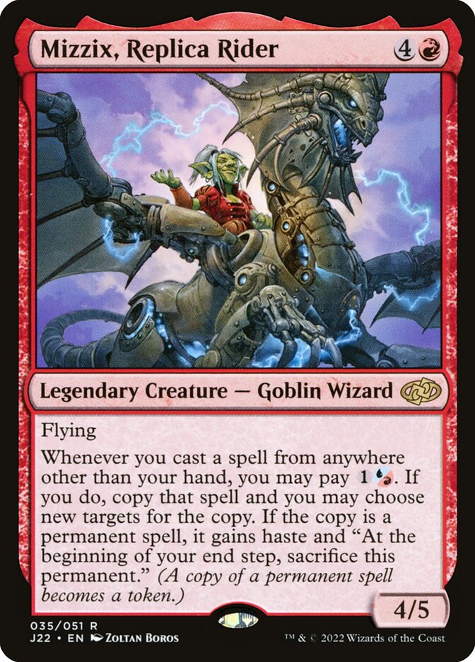 MTG Card Title: Mizzix, Replica Rider J22/35