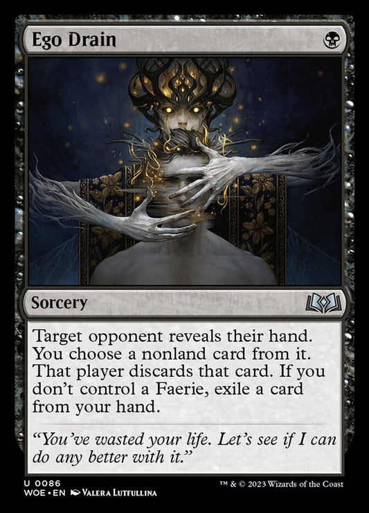 MTG Card Title: Ego Drain WOE/86
