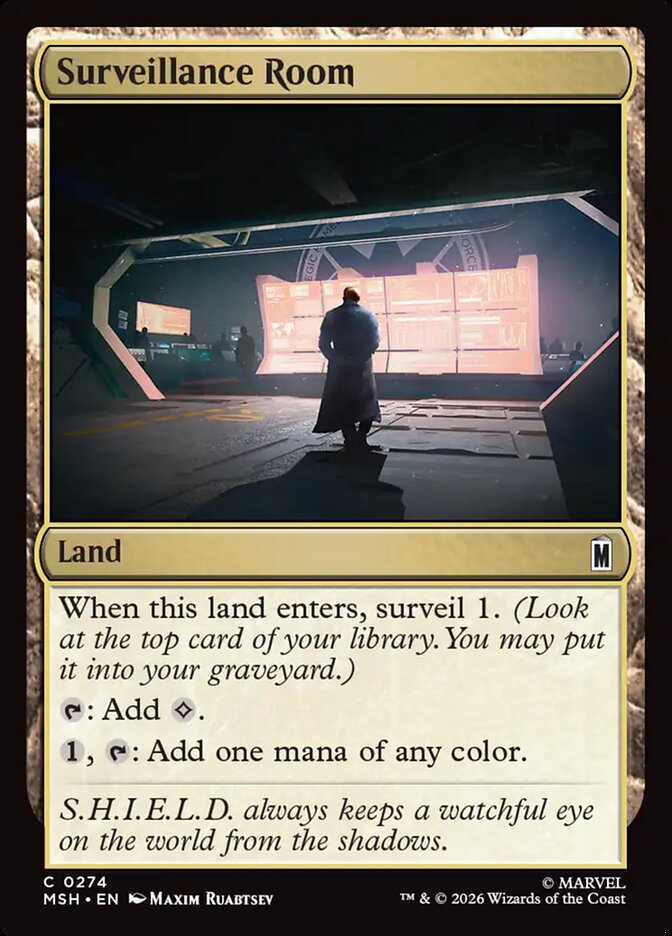 MTG Card Title: Surveillance Room MSH/274