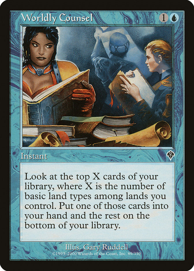 MTG Card Title: Worldly Counsel INV/89
