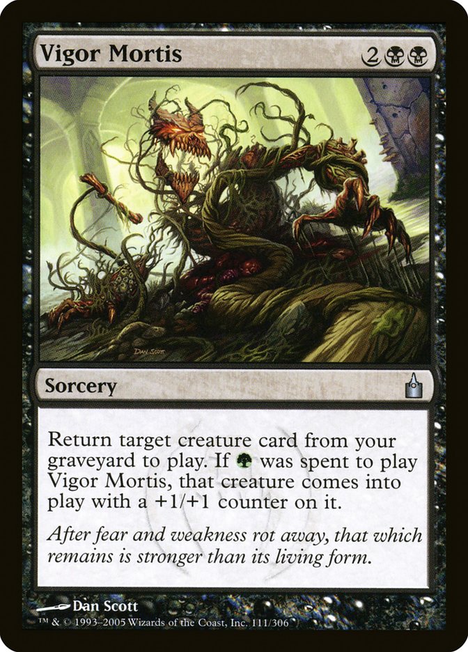 MTG Card Title: Vigor Mortis RAV/111