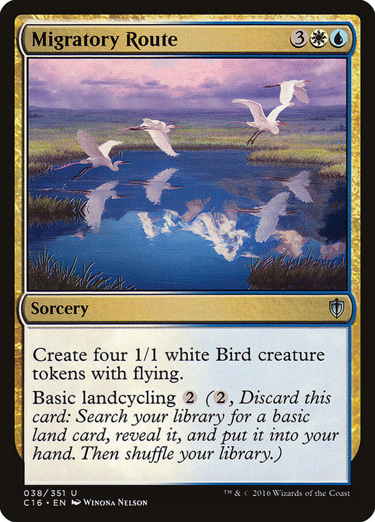 MTG Card Title: Migratory Route C16/38
