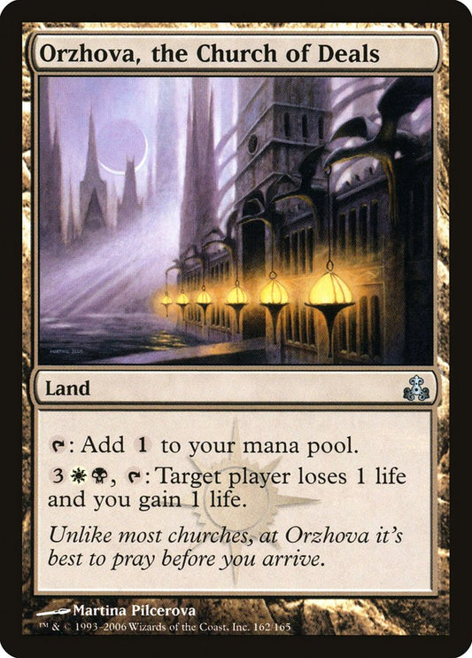 MTG Card Title: Orzhova, the Church of Deals GPT/162