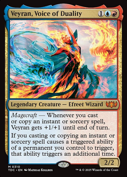 MTG Card Title: Veyran, Voice of Duality TDC/310
