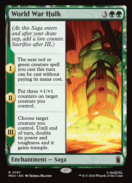 MTG Card Title: World War Hulk MSH/197