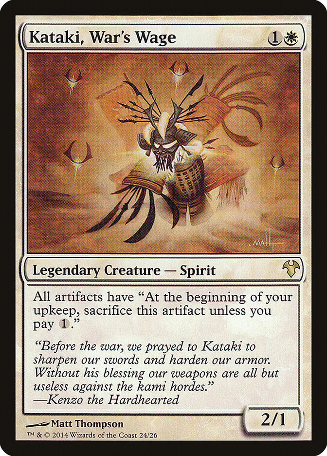MTG Card Title: Kataki, War's Wage MD1/24