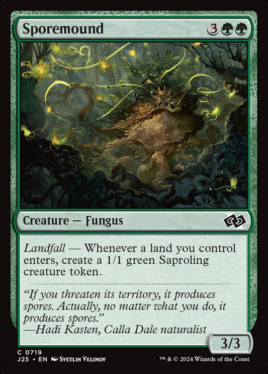 MTG Card Title: Sporemound J25/719