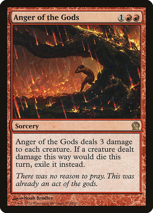 MTG Card Title: Anger of the Gods THS/112