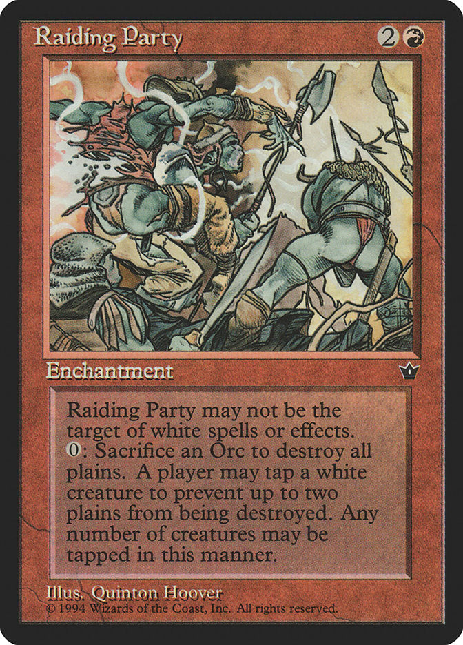 MTG Card Title: Raiding Party FEM/64
