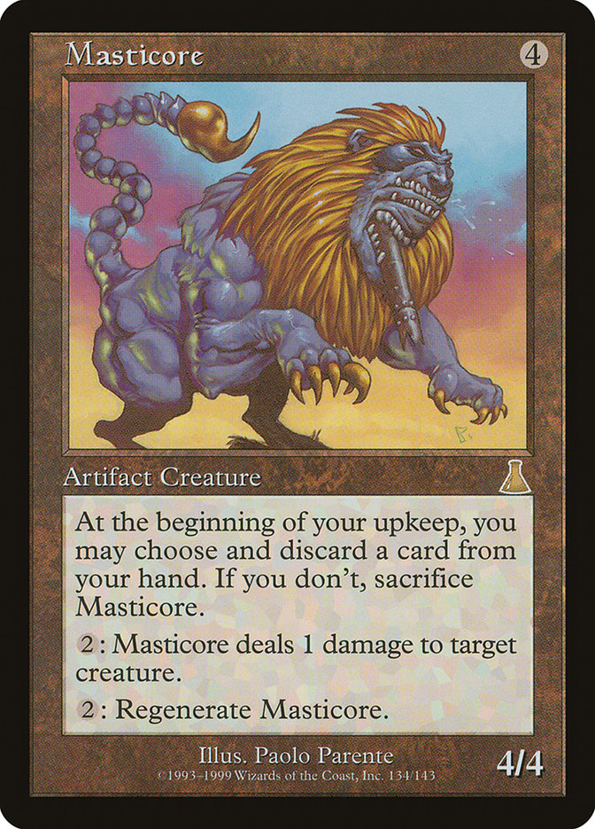 MTG Card Title: Masticore UDS/134