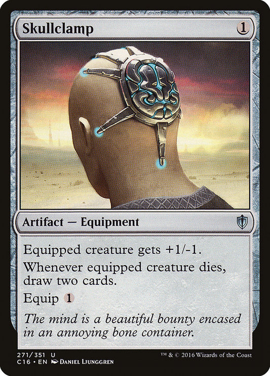 MTG Card Title: Skullclamp C16/271