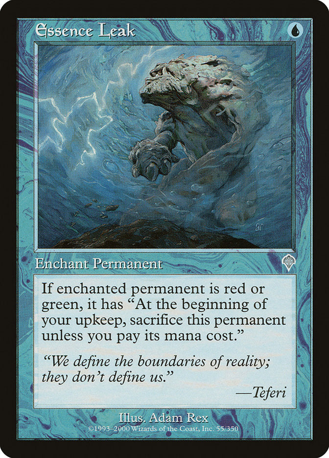 MTG Card Title: Essence Leak INV/55