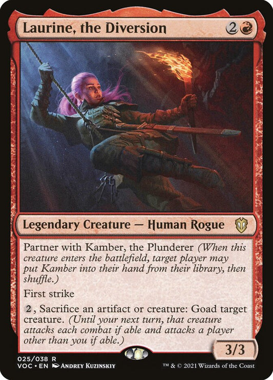 MTG Card Title: Laurine, the Diversion VOC/25