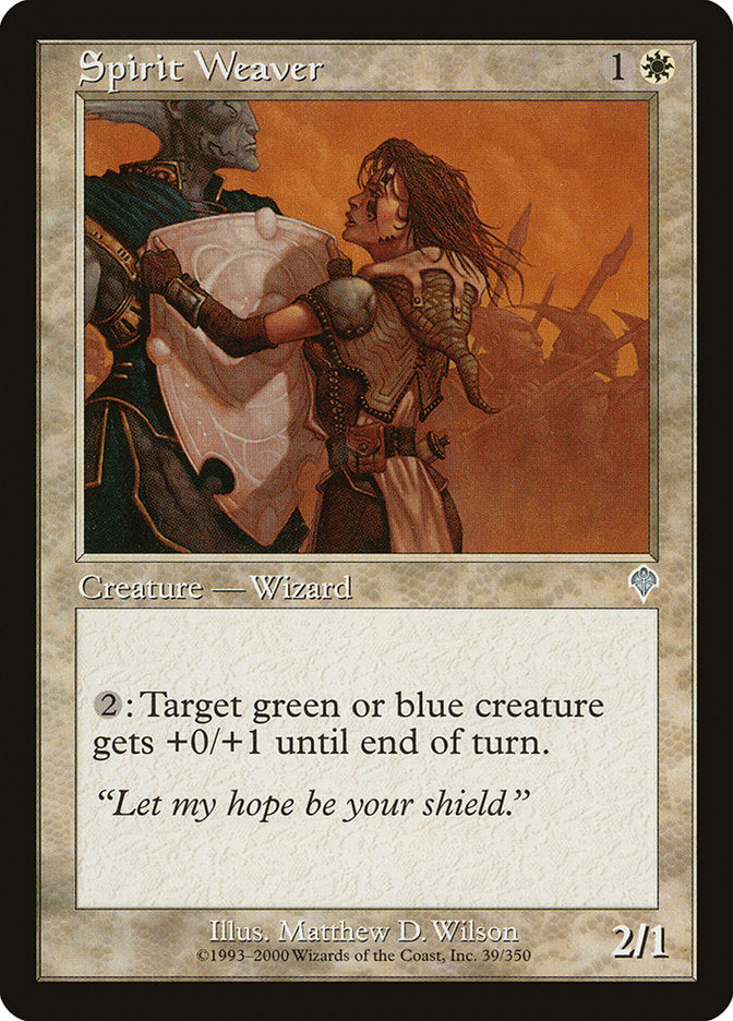 MTG Card Title: Spirit Weaver INV/39