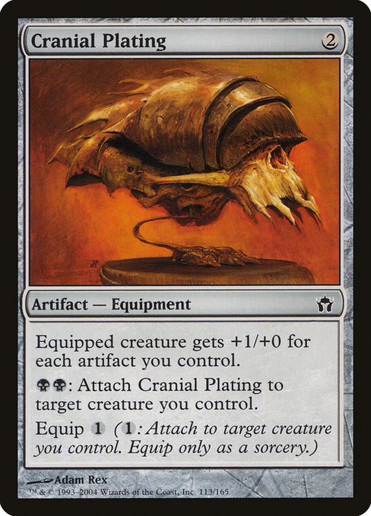 MTG Card Title: Cranial Plating 5DN/113