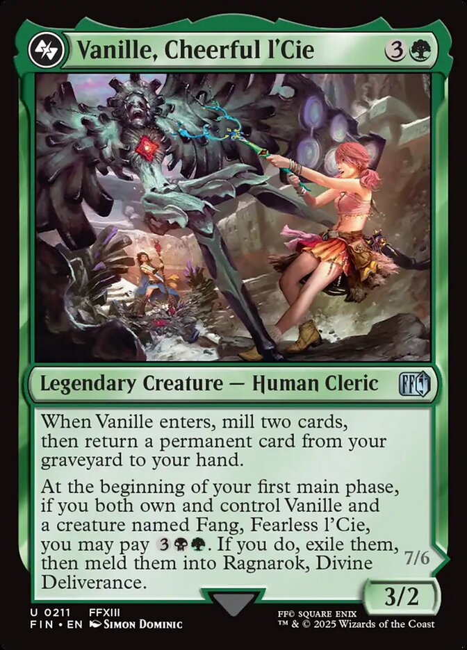 MTG Card Title: Vanille, Cheerful l'Cie FIN/211