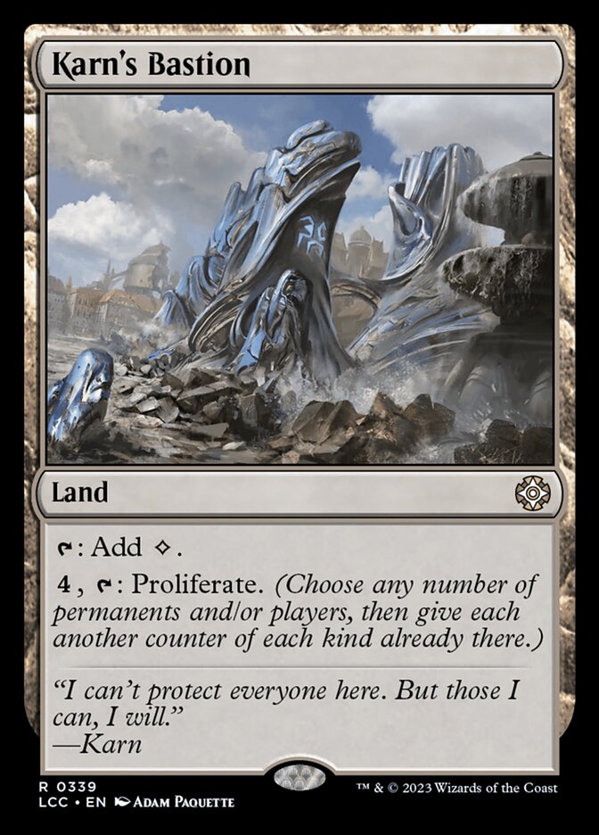 MTG Card Title: Karn's Bastion LCC/339