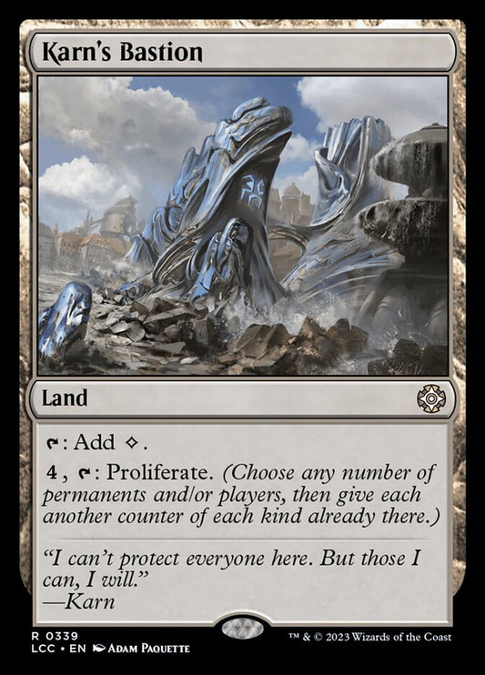 MTG Card Title: Karn's Bastion LCC/339