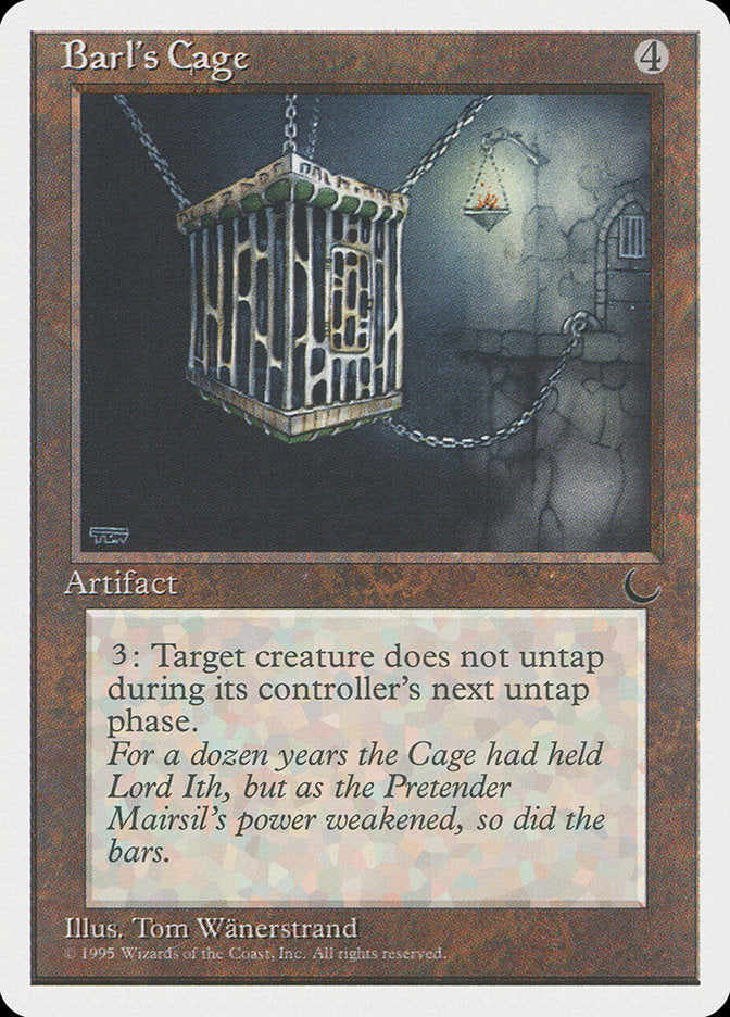 MTG Card Title: Barl's Cage CHR/94