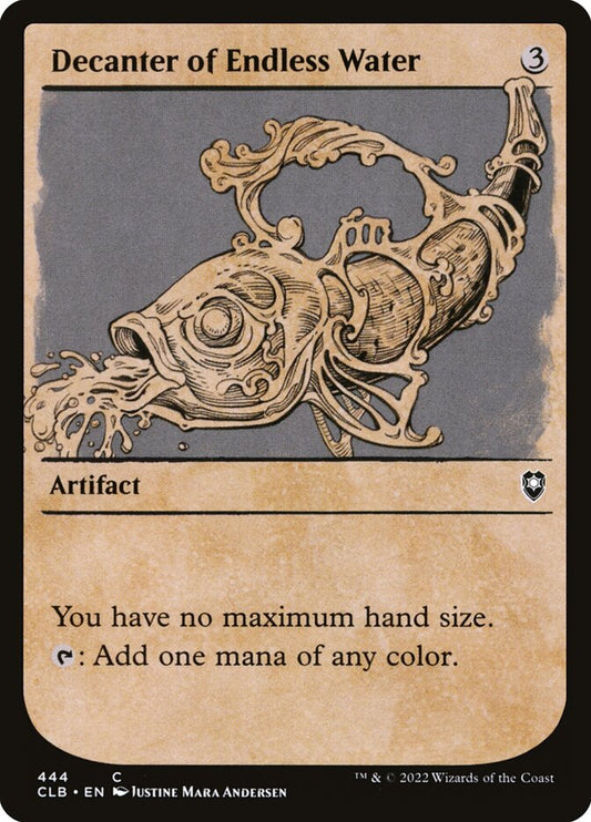 MTG Card Title: Decanter of Endless Water CLB/444