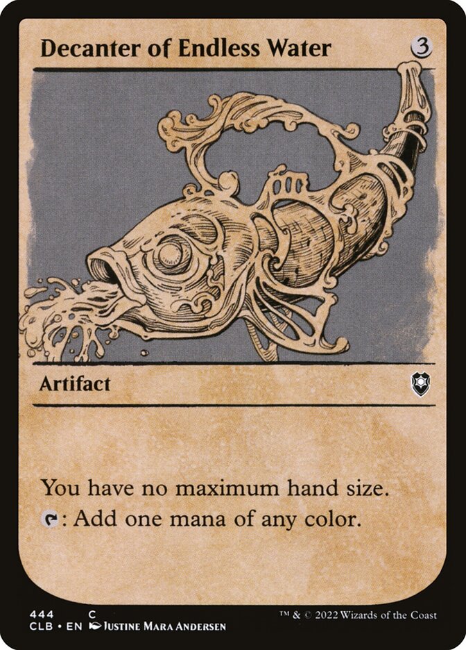 MTG Card Title: Decanter of Endless Water CLB/444