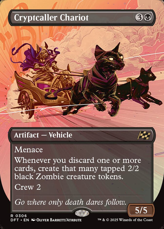MTG Card Title: Cryptcaller Chariot DFT/306
