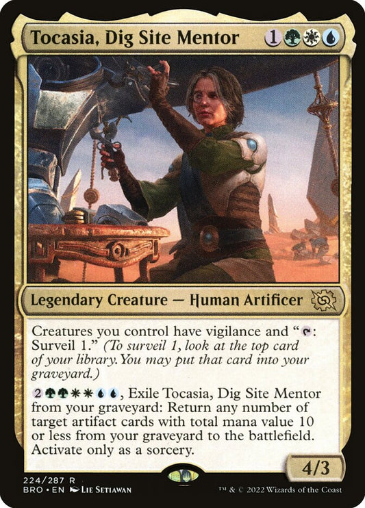 MTG Card Title: Tocasia, Dig Site Mentor BRO/224