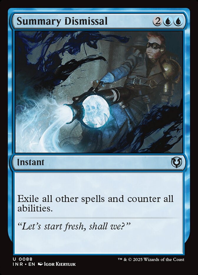 MTG Card Title: Summary Dismissal INR/88
