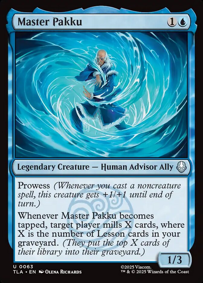 MTG Card Title: Master Pakku TLA/63