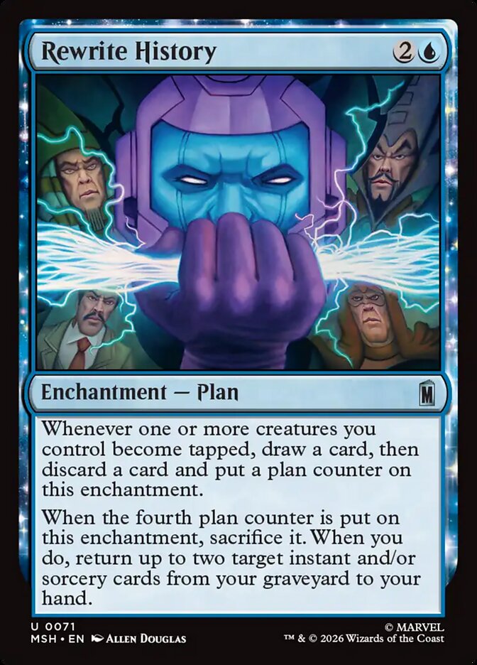 MTG Card Title: Rewrite History MSH/71