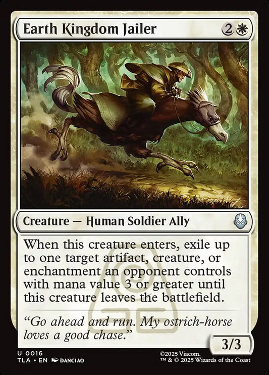 MTG Card Title: Earth Kingdom Jailer TLA/16