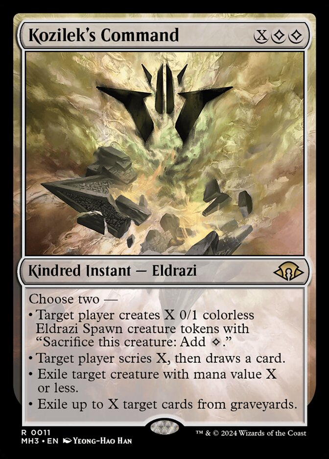 MTG Card Title: Kozilek's Command MH3/11