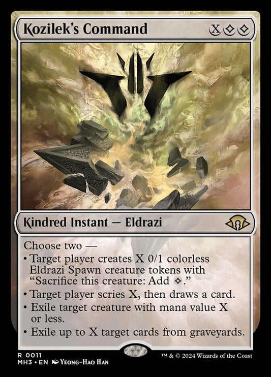 MTG Card Title: Kozilek's Command MH3/11