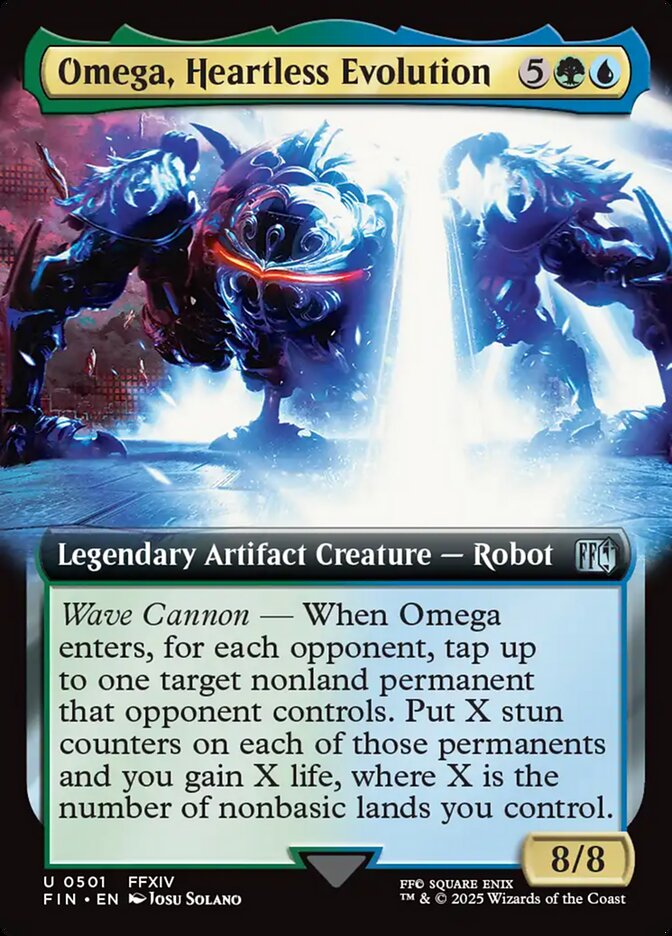 MTG Card Title: Omega, Heartless Evolution FIN/501