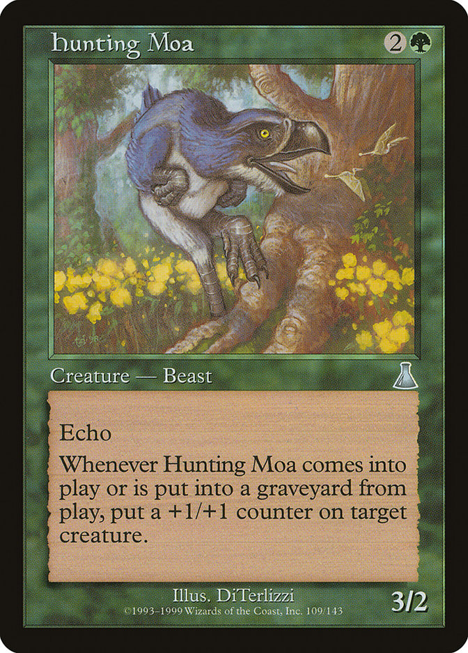 MTG Card Title: Hunting Moa UDS/109
