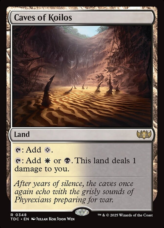 MTG Card Title: Caves of Koilos TDC/348