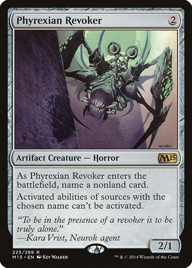 MTG Card Title: Phyrexian Revoker M15/225