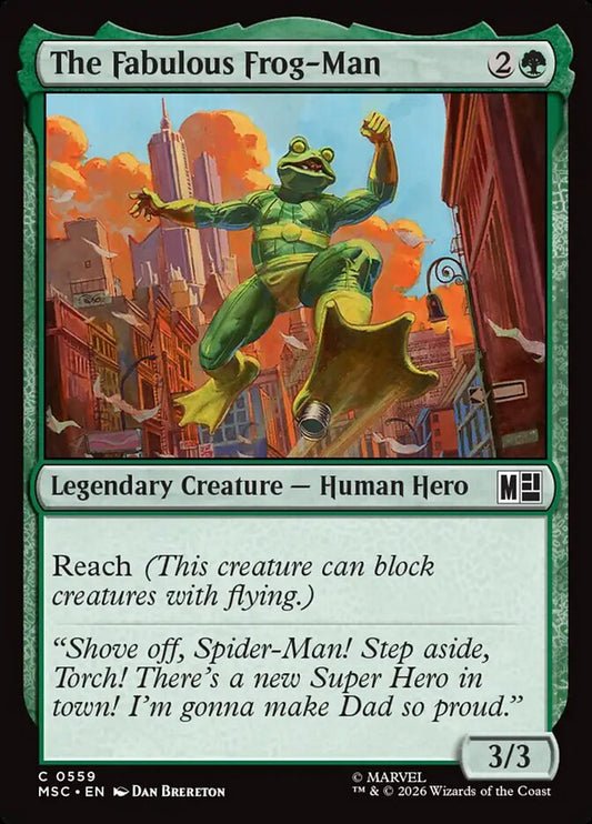 MTG Card Title: The Fabulous Frog-Man MSC/559