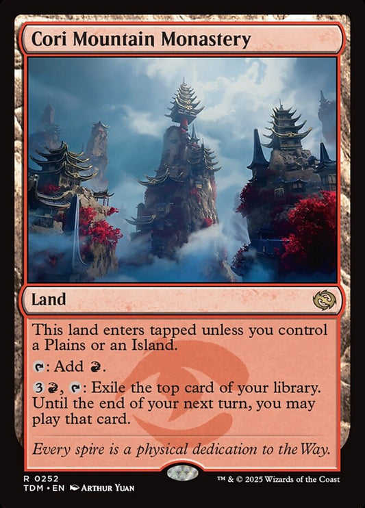 MTG Card Title: Cori Mountain Monastery TDM/252