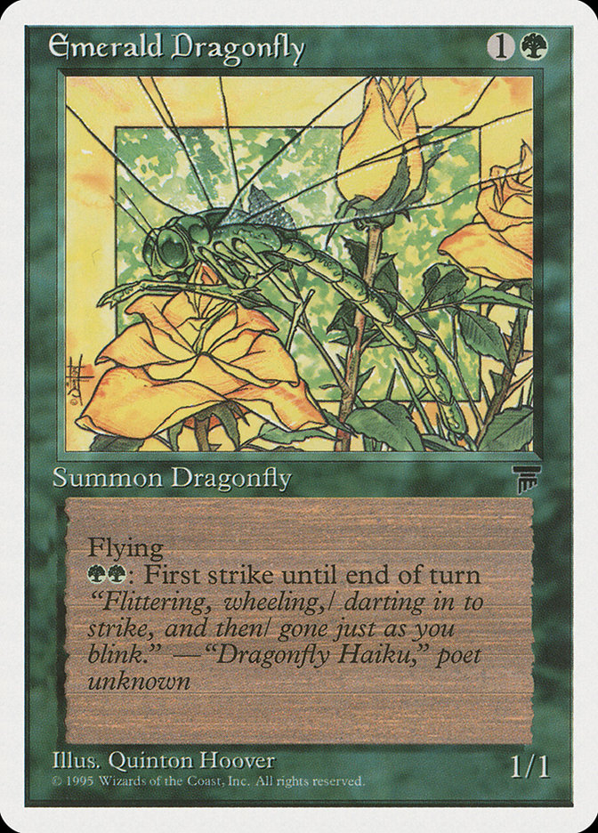 MTG Card Title: Emerald Dragonfly CHR/63