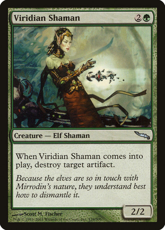MTG Card Title: Viridian Shaman MRD/139