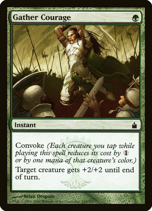 MTG Card Title: Gather Courage RAV/165