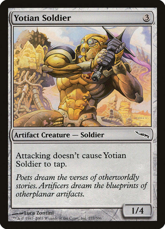 MTG Card Title: Yotian Soldier MRD/277