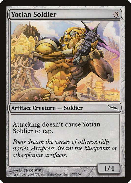MTG Card Title: Yotian Soldier MRD/277