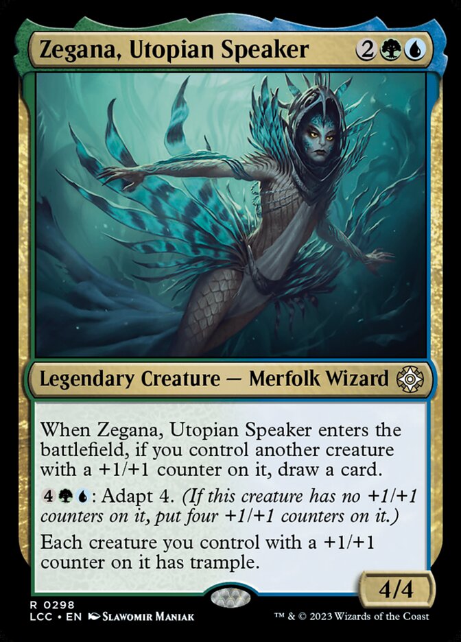 MTG Card Title: Zegana, Utopian Speaker LCC/298