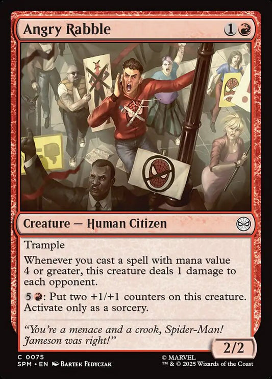 MTG Card Title: Angry Rabble SPM/75